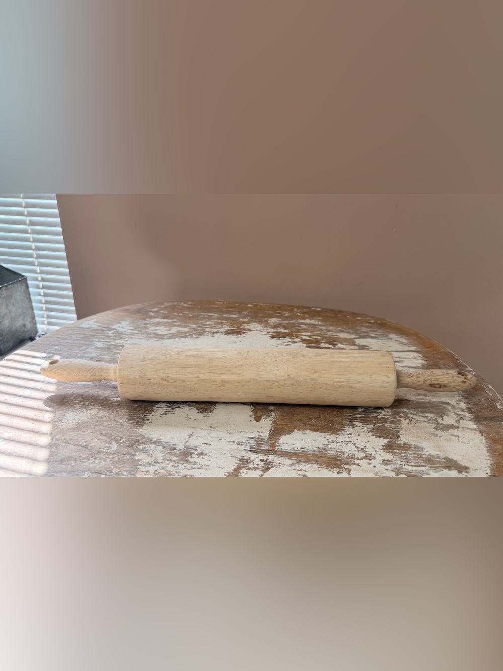 Wooden Rolling Pin - Natural Wood